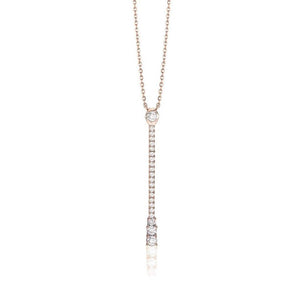 BAR DIAMOND NECKLACE (0.65CTW) 14K Gold