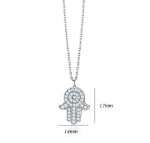 LARGE HAMSA DIAMOND NECKLACE (0.47CTW) 14K Gold