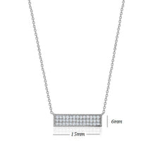 Charger l&#39;image dans la galerie, DIAMOND BAR NECKLACE (0.32CTW) 14K Gold
