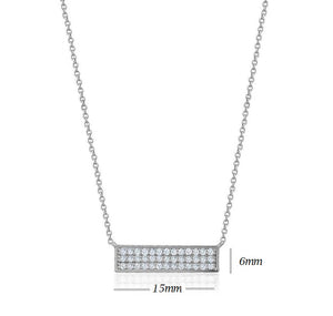 DIAMOND BAR NECKLACE (0.32CTW) 14K Gold