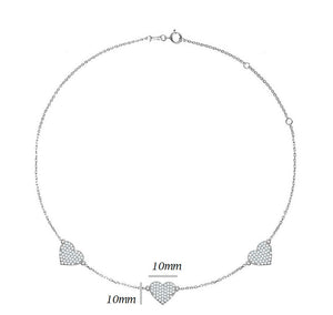 MY DIAMOND HEART PAVE Necklace (0.90ctw) 14K Gold