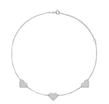Charger l&#39;image dans la galerie, MY DIAMOND HEART PAVE Necklace (0.90ctw) 14K Gold
