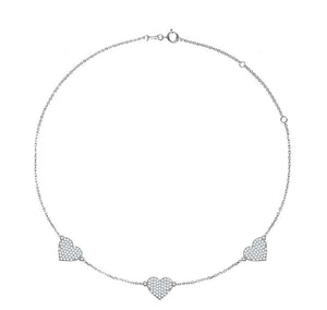 MY DIAMOND HEART PAVE Necklace (0.90ctw) 14K Gold