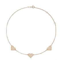 Charger l&#39;image dans la galerie, MY DIAMOND HEART PAVE Necklace (0.90ctw) 14K Gold
