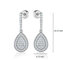 Charger l&#39;image dans la galerie, PEAR DROP DIAMOND EARRINGS (0.67CTW) 14K Gold
