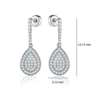PEAR DROP DIAMOND EARRINGS (0.67CTW) 14K Gold