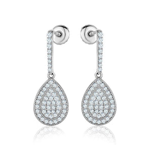 PEAR DROP DIAMOND EARRINGS (0.67CTW) 14K Gold