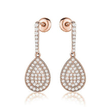 Charger l&#39;image dans la galerie, PEAR DROP DIAMOND EARRINGS (0.67CTW) 14K Gold
