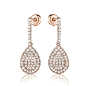 PEAR DROP DIAMOND EARRINGS (0.67CTW) 14K Gold