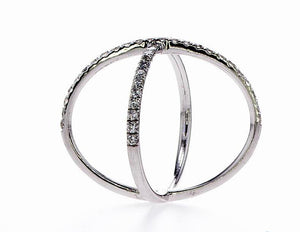 X DIAMOND RING (0.39CTW) 14K Gold