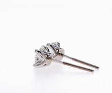 Charger l&#39;image dans la galerie, 14K LAB CREATED DIAMOND STUD EARRINGS (0.50CTW-2.00CTW)
