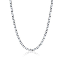 Charger l&#39;image dans la galerie, 4 PRONG DIAMOND ETERNITY NECKLACE (5.03CTW)
