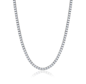 4 PRONG DIAMOND ETERNITY NECKLACE (5.03CTW)