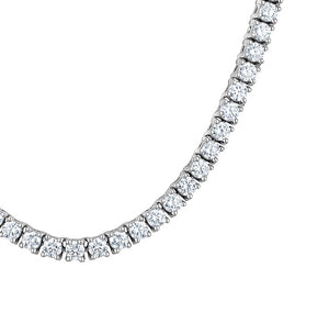4 PRONG DIAMOND ETERNITY NECKLACE (5.03CTW)