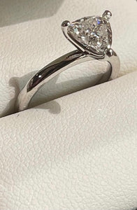 Solitaire Trillion Diamond Ring (0.90ctw.)