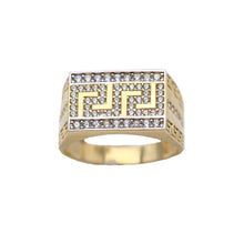 Charger l&#39;image dans la galerie, Men&#39;s Rings in Yellow 10K Gold (micro pavé)
