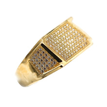 Charger l&#39;image dans la galerie, Men&#39;s Rings in Yellow 10K Gold (micro pavé)
