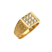 Charger l&#39;image dans la galerie, Men&#39;s Rings in Yellow 10K Gold (micro pavé)
