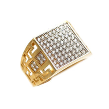 Charger l&#39;image dans la galerie, Men&#39;s Rings in Yellow 10K Gold (micro pavé)
