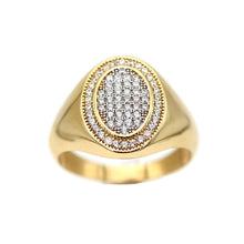 Charger l&#39;image dans la galerie, Men&#39;s Rings in Yellow 10K Gold (micro pavé)
