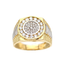 Charger l&#39;image dans la galerie, Men&#39;s Rings in Yellow 10K Gold (micro pavé)
