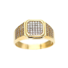 Charger l&#39;image dans la galerie, Men&#39;s Rings in Yellow 10K Gold (micro pavé)
