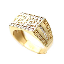 Charger l&#39;image dans la galerie, Men&#39;s Rings in Yellow 10K Gold (micro pavé)
