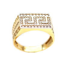 Charger l&#39;image dans la galerie, Men&#39;s Rings in Yellow 10K Gold (micro pavé)
