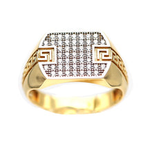 Charger l&#39;image dans la galerie, Men&#39;s Rings in Yellow 10K Gold (micro pavé)
