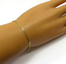 Charger l&#39;image dans la galerie, 10K Gold 2.0 mm Mariner Ladies Bracelet
