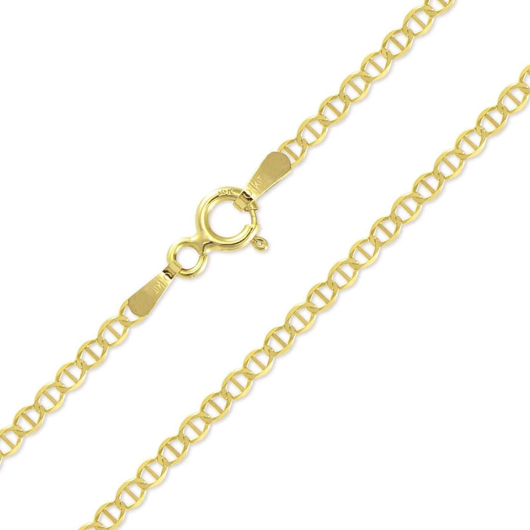 10K Yellow Gold MARINER Chain 2.5mm