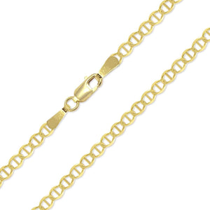 10K Yellow Gold Hollow Mariner 4.0mm