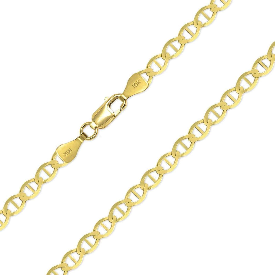 10K Yellow Gold Hollow Mariner 5.0 mm