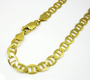 10k Gold 6.0 mm Mariner Bracelet