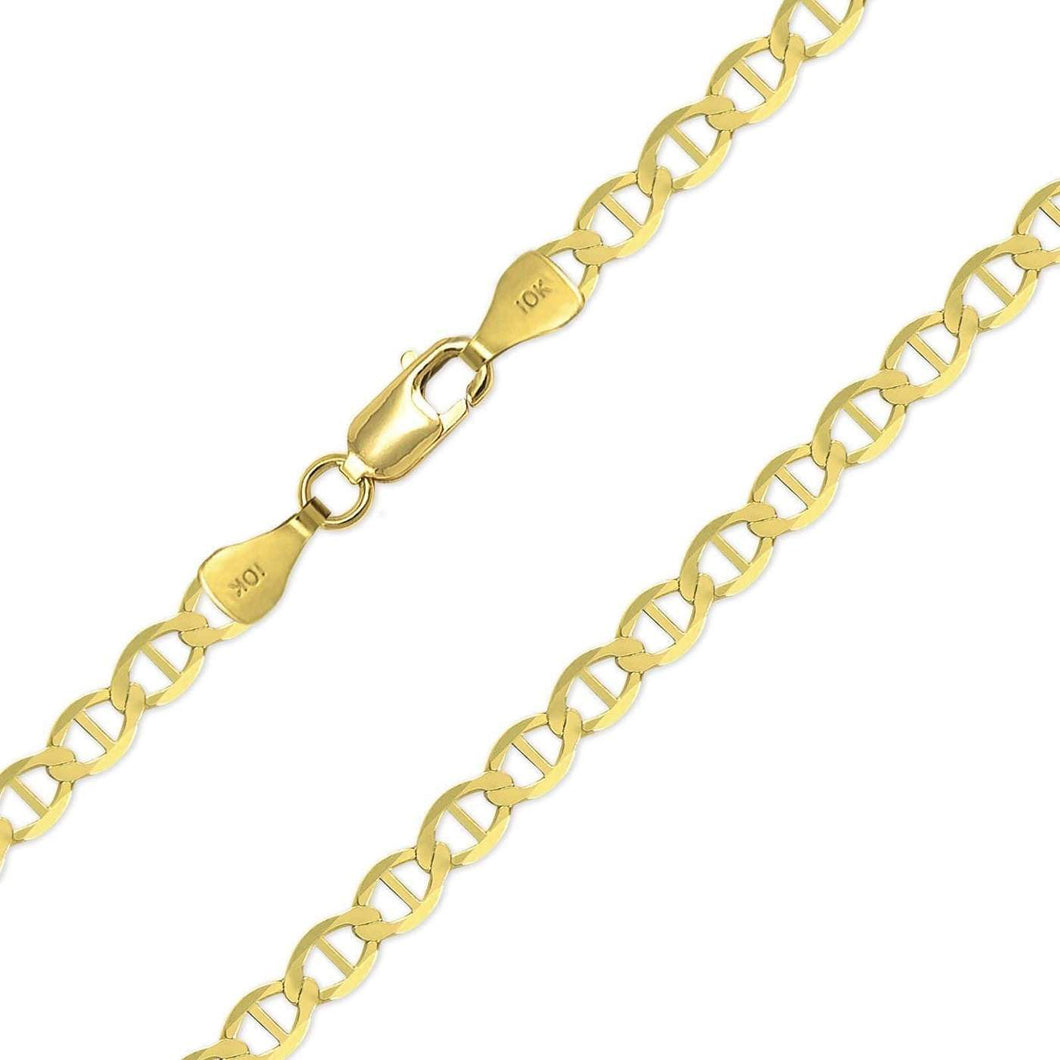 10K Yellow Gold Hollow Mariner 6.0 mm