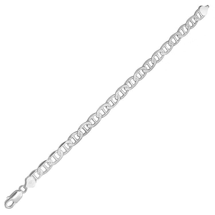 Sterling Silver 6 mm Mariner Bracelet