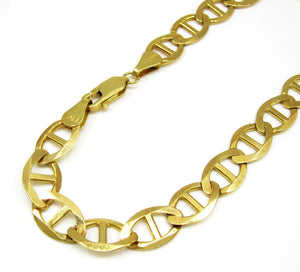 10K Gold 7.5 mm Mariner Bracelet
