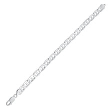 Load image into Gallery viewer, Sterling Silver 7 mm Mariner Bracelet
