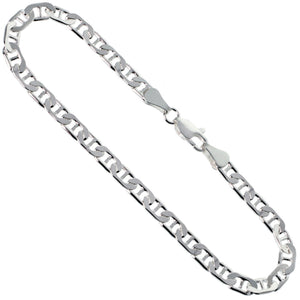 Sterling Silver 5 mm Mariner Chain