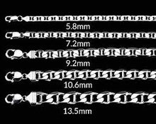 Load image into Gallery viewer, Sterling Silver 10 mm Mariner Chain
