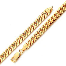 Load image into Gallery viewer, 10K Yellow Gold Solid Miami Cuban Bracelet 7.0mm
