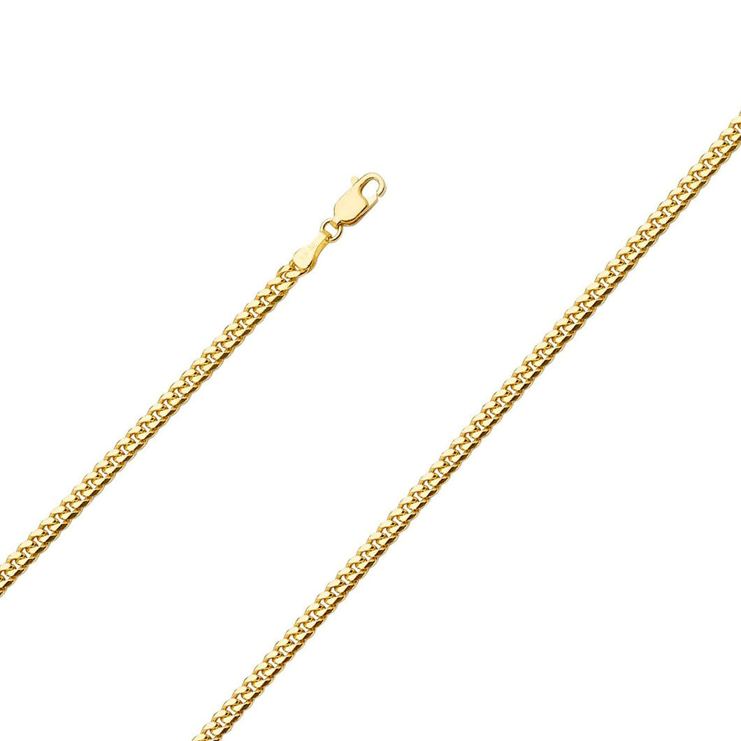10K Yellow Gold Miami Cuban Chain 3.0mm