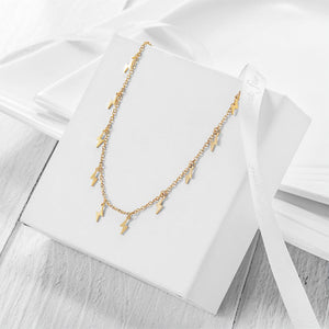 LIGHTNING CHARM ANKLE BRACELET