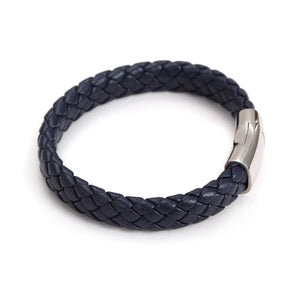 Fancy Stainless steel & Leather Bracelet