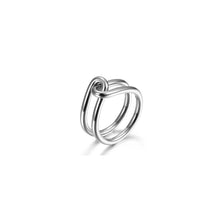Load image into Gallery viewer, SILVER LOVE KNOT RING
