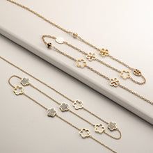 Load image into Gallery viewer, LUCKY CLOVER CZ NECKLACE
