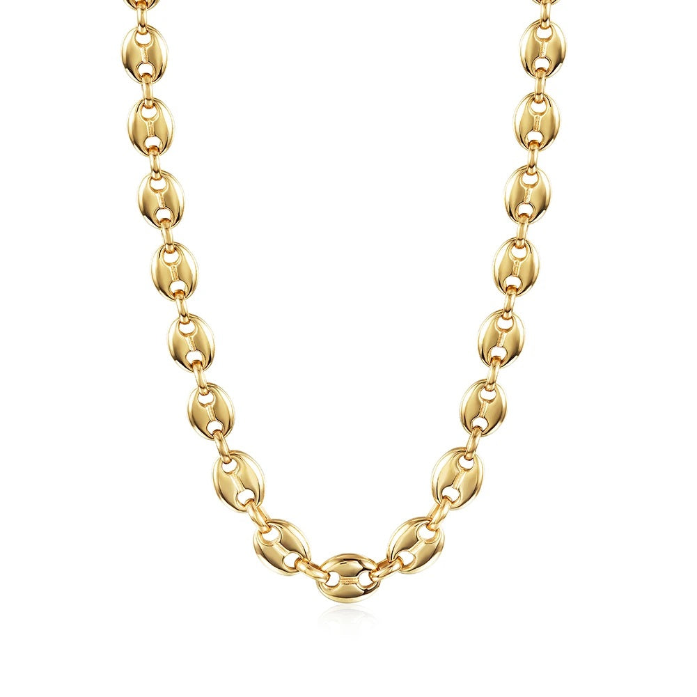 COFFEE BEAN CHAIN NECKLACE