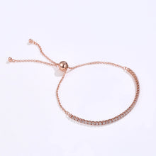 Load image into Gallery viewer, 925 Silver Tennis Bracelet with AAA-Zircon
