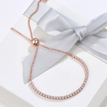 Load image into Gallery viewer, 925 Silver Tennis Bracelet with AAA-Zircon
