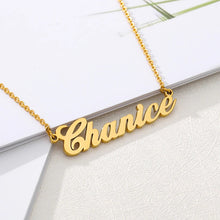 Load image into Gallery viewer, Personalized Name Necklace in 10K or 14K Gold
